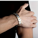 Men’s 4-in-1 Magnetic Titanium Bracelet – Stylish & Powerful