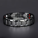 Men’s 4-in-1 Magnetic Titanium Bracelet – Stylish & Powerful