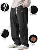 Men’s Straight Leg Corduroy Trousers – Comfortable Casual Wear