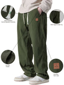 Men’s Straight Leg Corduroy Trousers – Comfortable Casual Wear