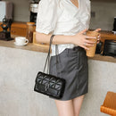 Elegant Black Chain Shoulder Bag – Faux Leather Luxury Style