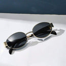 Retro Oval Metal Sunglasses – Classic Style for Summer Adventures