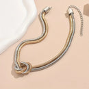 Elegant Snake Chain Choker – Stylish Stainless Steel Necklace
