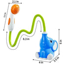 Watering Elephant Baby Bath Toy Spinning Fun Sensory Play Elephant Water Pump Toy Strong Suction ABS Waterfall Bathtub Toy