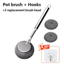 Steel Wool Pot Brush – Kitchen Cleaning & Dish Scrubber