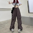 Women's High Waist Cargo Pants