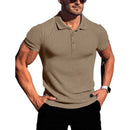 Men’s Short-Sleeve Slim Polo – Fitness & Running Shirt
