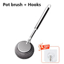 Steel Wool Pot Brush – Kitchen Cleaning & Dish Scrubber