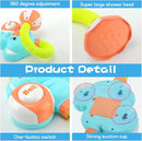1Set Cartoon Cute Little Elephant Electric Shower, 360°Jet Water Wash Head, Baby Bath Sprayer, Bathroom Fun Water Play Toy