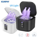KUNPHY Ultrasonic Dental Cleaner – UV Light & Digital Timer, 300ML