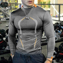 Men’s Oversized Gym Shirt – Long Sleeve Quick-Dry Training Top ✅
