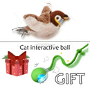 Interactive Electric Bird Toy – Flapping Wings & Catnip for Cats ✅