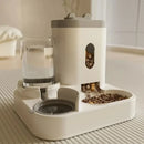 2-in-1 Pet Feeder & Water Fountain – Smart Food Dispenser for Cats & Dogs