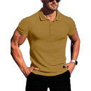 Men’s Short-Sleeve Slim Polo – Fitness & Running Shirt