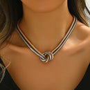 Elegant Snake Chain Choker – Stylish Stainless Steel Necklace
