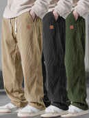 Men’s Straight Leg Corduroy Trousers – Comfortable Casual Wear