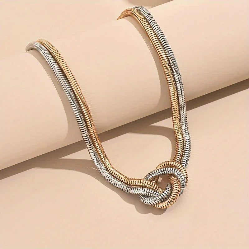 Elegant Snake Chain Choker – Stylish Stainless Steel Necklace
