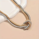 Elegant Snake Chain Choker – Stylish Stainless Steel Necklace