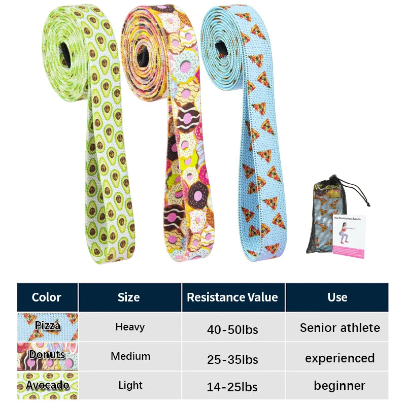 Booty Resistance Bands Set – Fabric Exercise Loops for Glutes & Legs ✅