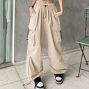 Women's High Waist Cargo Pants