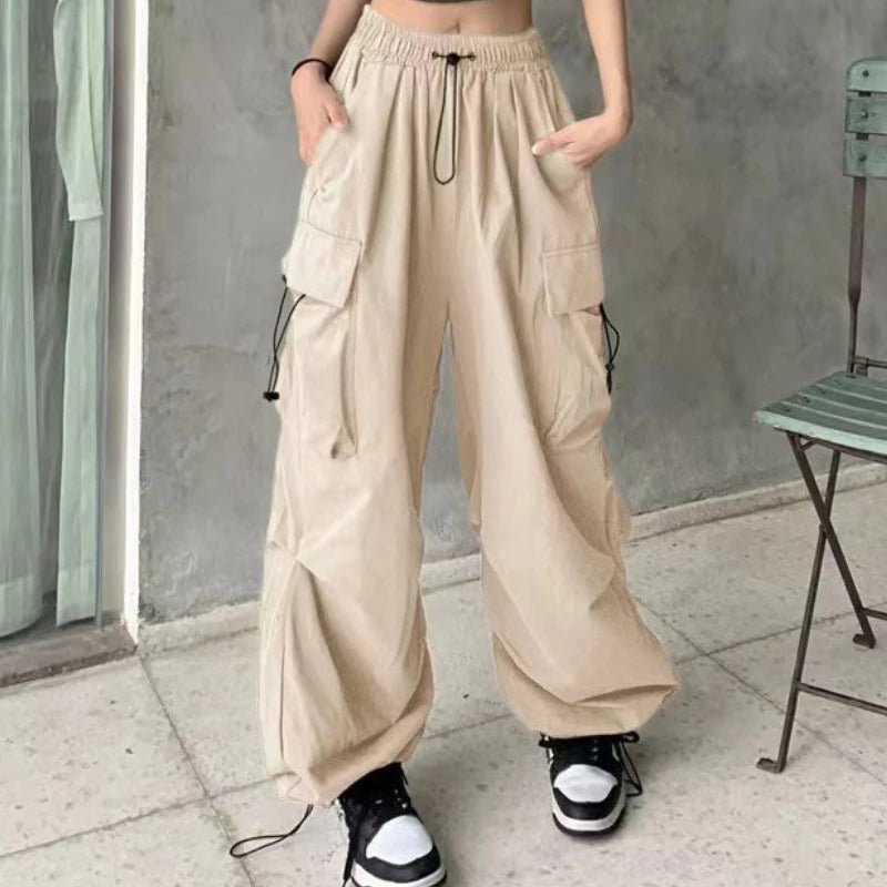Women's High Waist Cargo Pants