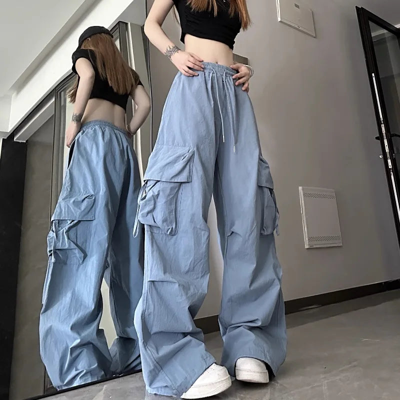 Women's High Waist Cargo Pants