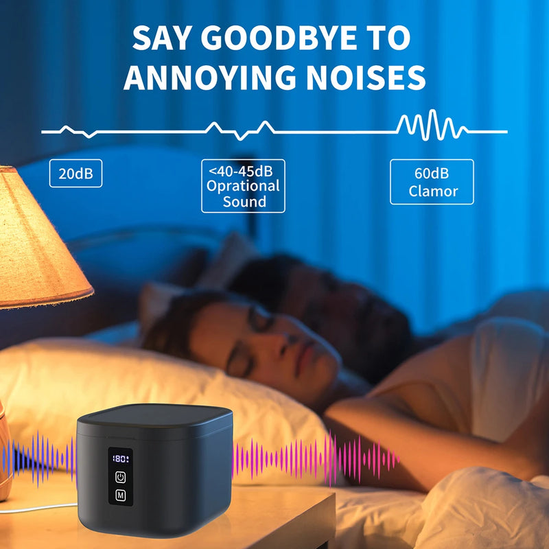 KUNPHY Ultrasonic Dental Cleaner – UV Light & Digital Timer, 300ML