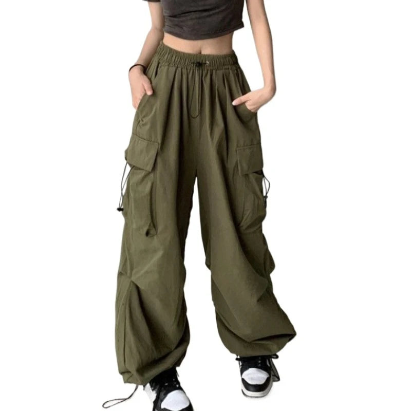 Women's High Waist Cargo Pants