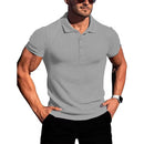 Men’s Short-Sleeve Slim Polo – Fitness & Running Shirt
