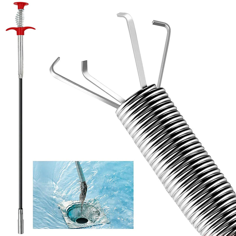 57cm Spring Drain Snake – Pipe & Sink Clog Remover Tool