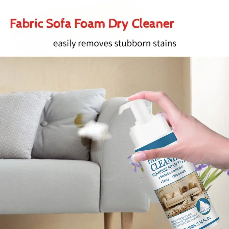 Fabric Dry Cleaner Foam Spray
