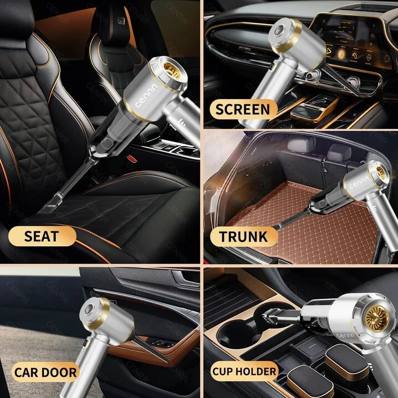 CENRR Car Vacuum Cleaner Strong Suction Cordless Wireless Cleaner Handheld Portable Vacuum Cleaner Cleaning Machine