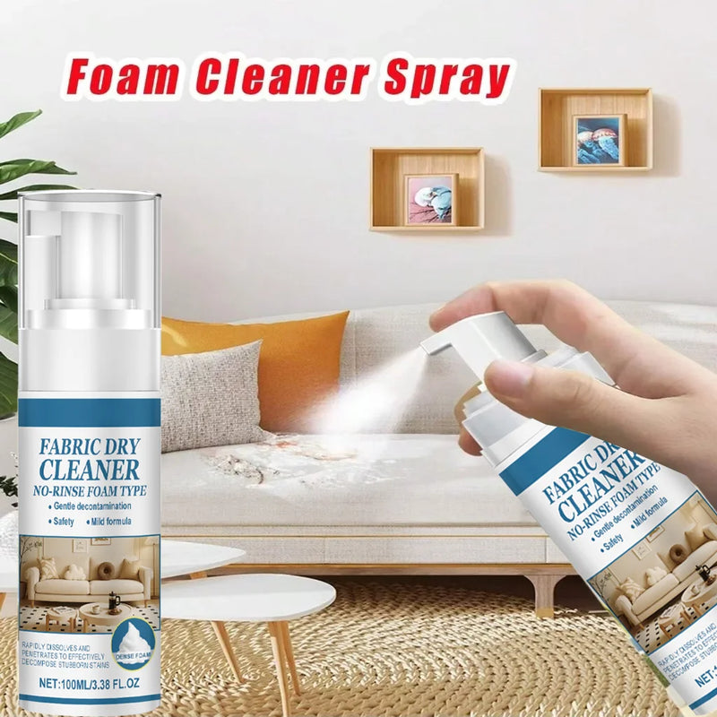 Fabric Dry Cleaner Foam Spray