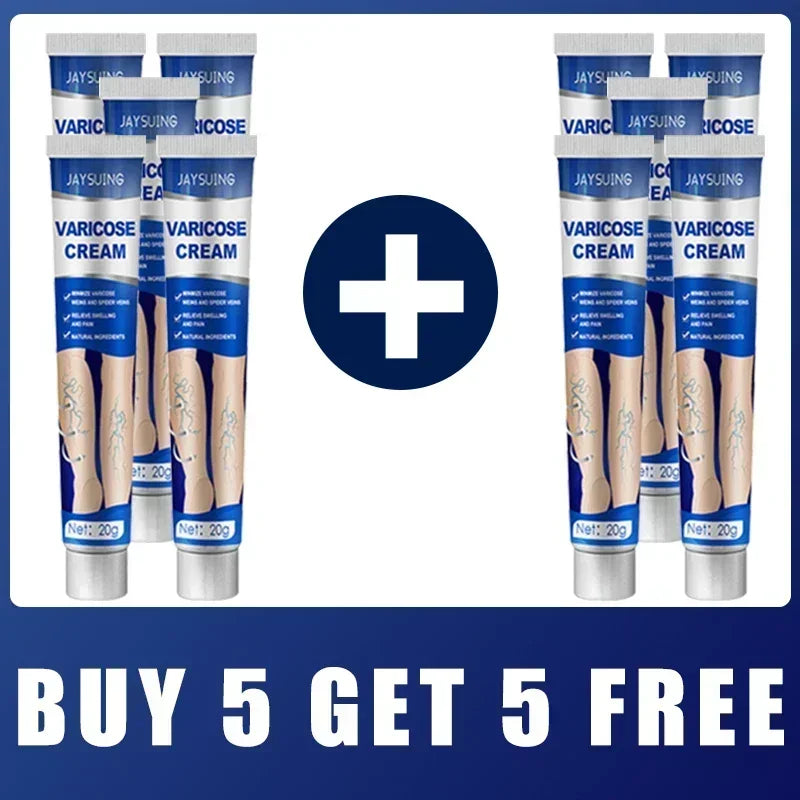 Varicose Vein Cream – Relieves Pain & Reduces Spider Veins ✅