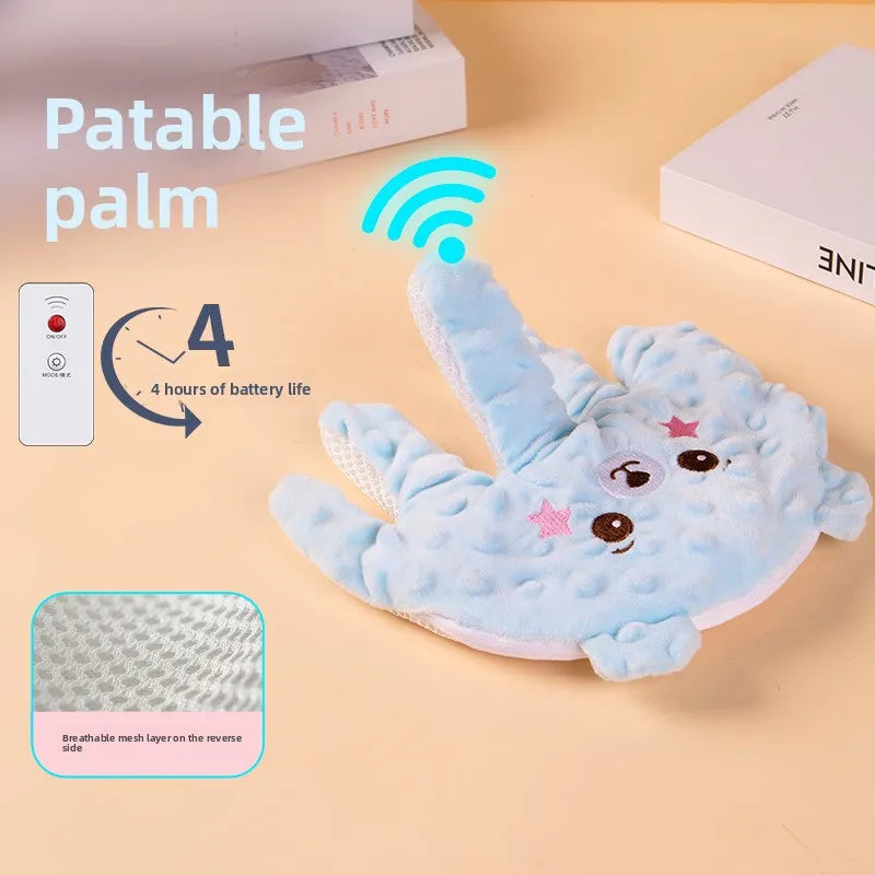 0-3Y Electric Baby Soothing Palm Hand Automatic Patting Sleep Companion Beater Sleeping Aid Pillow soother Toys for Calming Baby