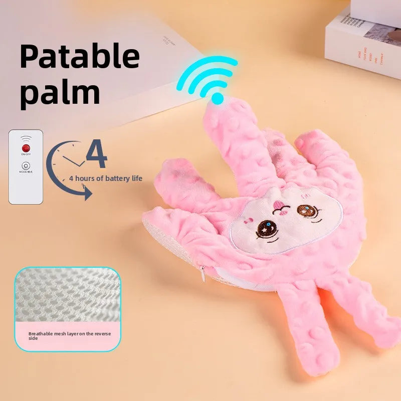 0-3Y Electric Baby Soothing Palm Hand Automatic Patting Sleep Companion Beater Sleeping Aid Pillow soother Toys for Calming Baby
