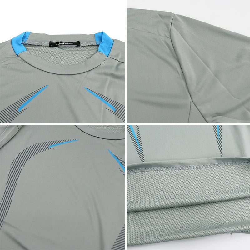 Men’s Oversized Gym Shirt – Long Sleeve Quick-Dry Training Top ✅