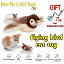 Interactive Electric Bird Toy – Flapping Wings & Catnip for Cats ✅