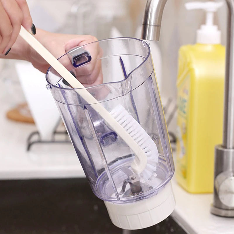 Plastic Household Cleaning Brushes – Narrow Long Handles for Kitchen