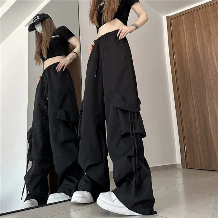 Women's High Waist Cargo Pants