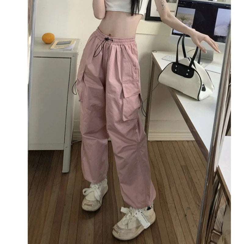 Women's High Waist Cargo Pants