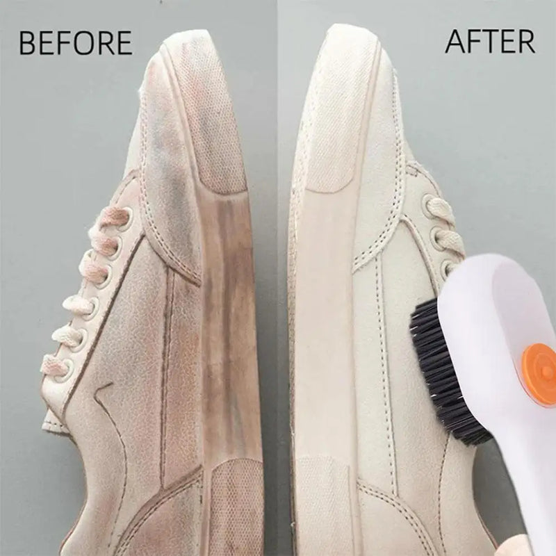 Soft Bristle Long Handle Brush – Shoes, Clothes & Household Use