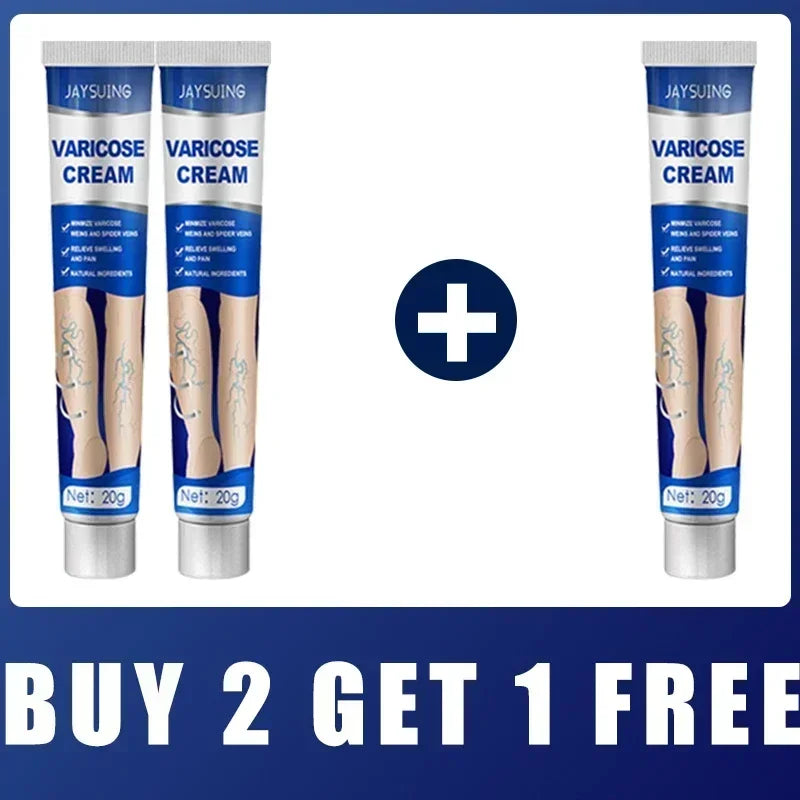 Varicose Vein Cream – Relieves Pain & Reduces Spider Veins ✅