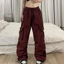 Women's High Waist Cargo Pants