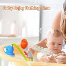Watering Elephant Baby Bath Toy Spinning Fun Sensory Play Elephant Water Pump Toy Strong Suction ABS Waterfall Bathtub Toy