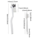 Plastic Household Cleaning Brushes – Narrow Long Handles for Kitchen