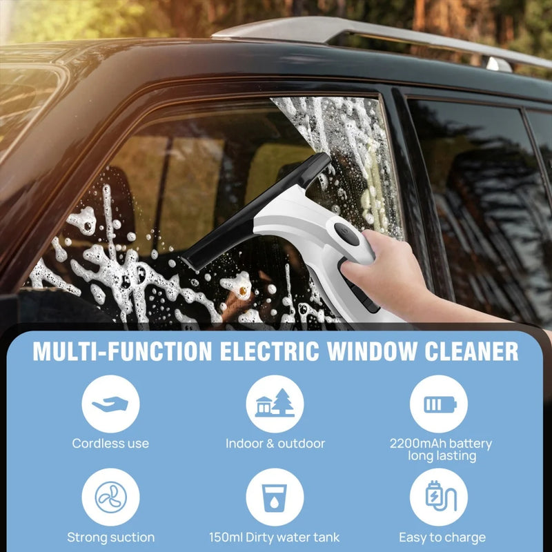 Portable Electric Window Cleaner – Efficient & Powerful Adhesion