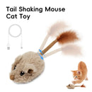 Rechargeable Interactive Mouse Toy – Moving & Sound Cat Toy ✅
