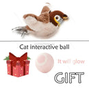 Interactive Electric Bird Toy – Flapping Wings & Catnip for Cats ✅