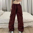 Women's High Waist Cargo Pants